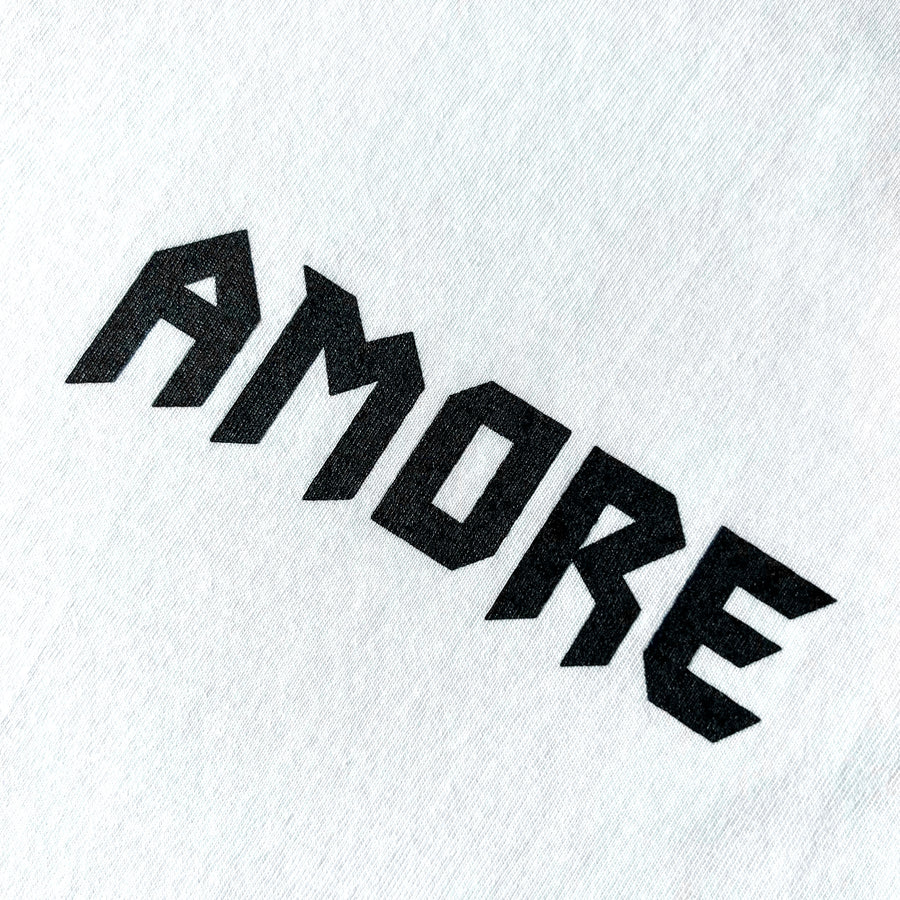 AMORE Shirt weiß/schwarz