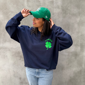 LUCKY Sweater blau