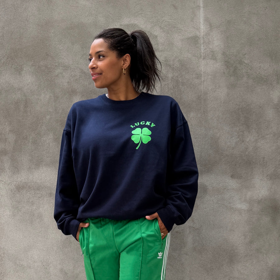 LUCKY Sweater blau