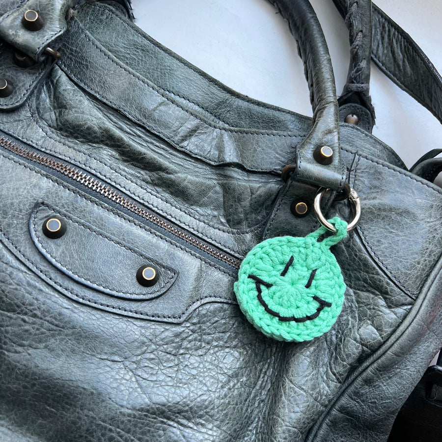 Smiley Taschenanhänger