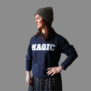 MAGIC Sweater navy blau