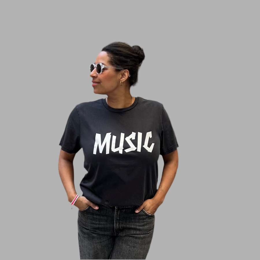 MUSIC 2.0 Shirt vintage black
