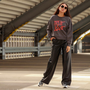 DAYA X BWG TRUE LOVE Sweater anthrazit