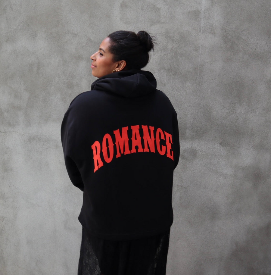 ROMANCE Hoodie schwarz