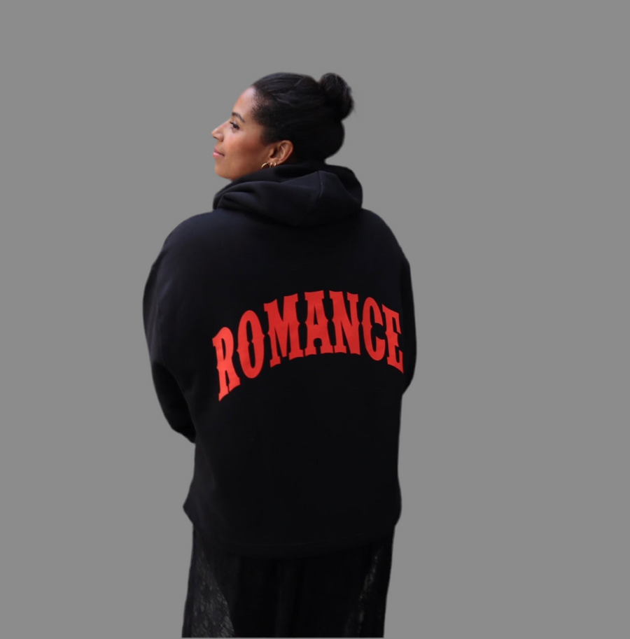 ROMANCE Hoodie schwarz