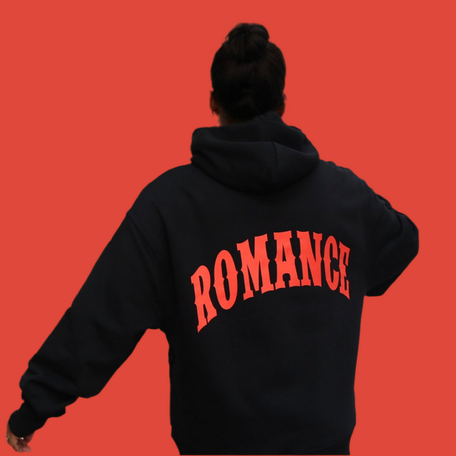 ROMANCE Hoodie schwarz