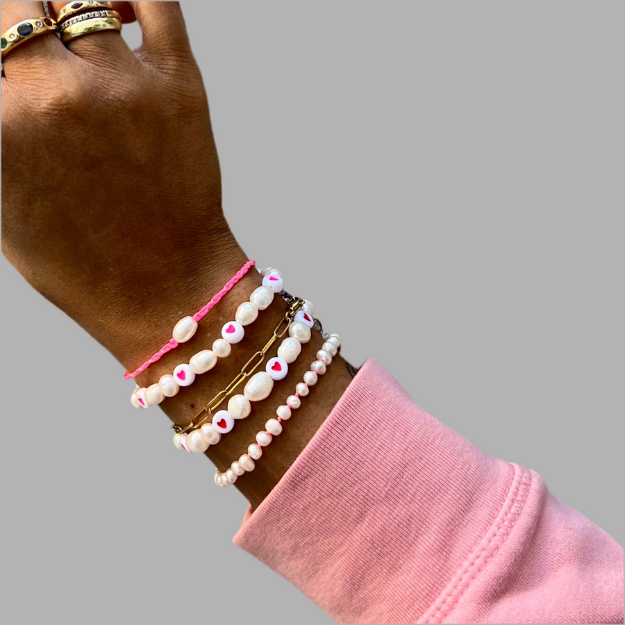 HERZ Perlenarmband