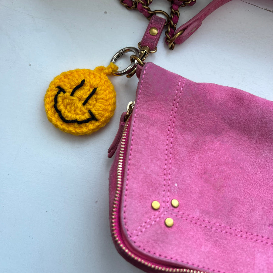 Smiley Taschenanhänger